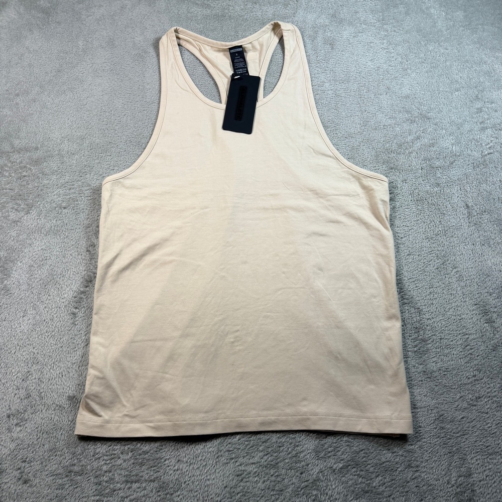 Alphalete Flex Tank Top Womens Small Tan Racerback Gym AL20-092 NWT